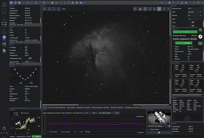 Software para astrofotografía: N.I.N.A. Imaging